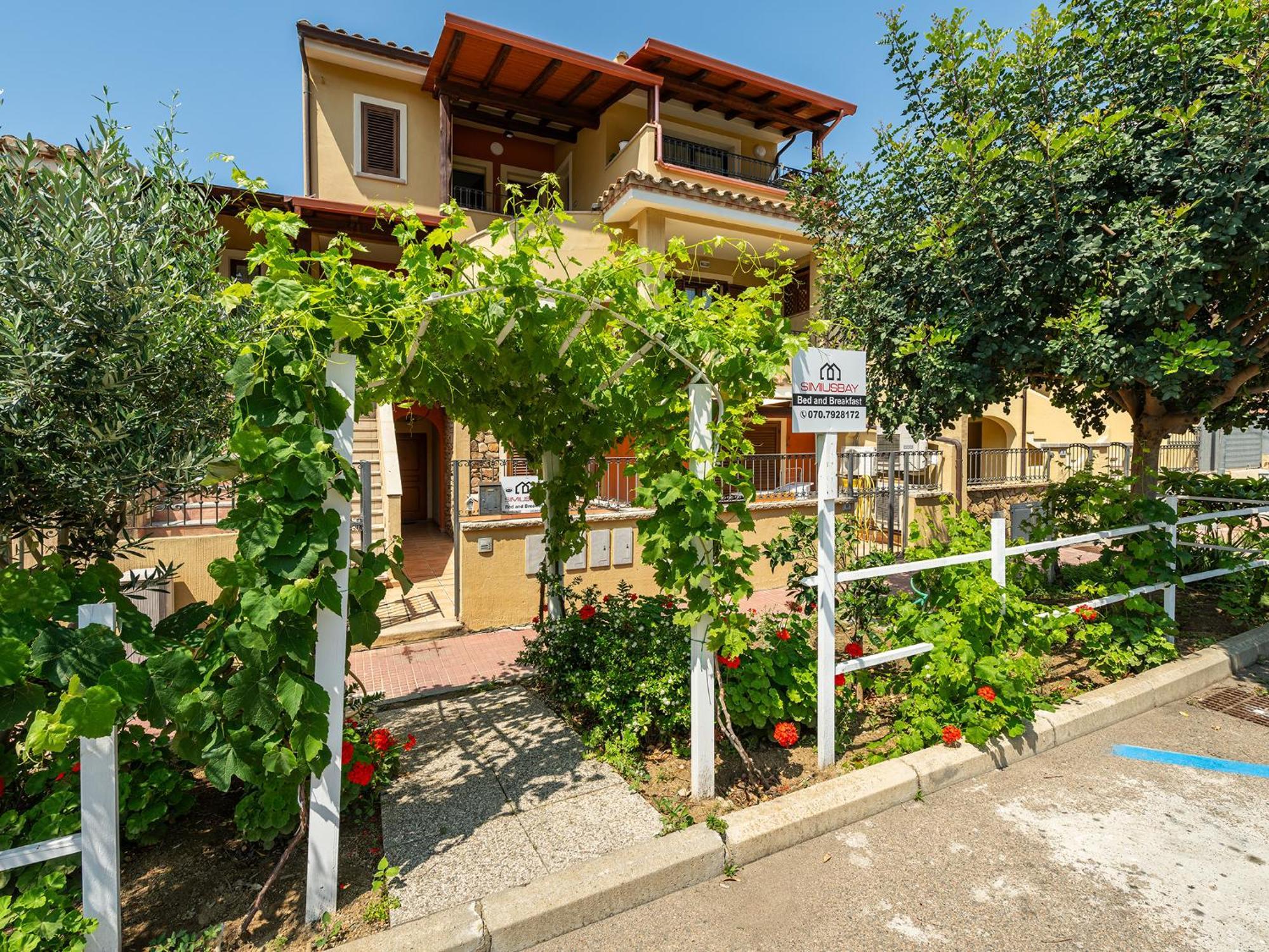 B&B Simius Bay Villasimius Bagian luar foto