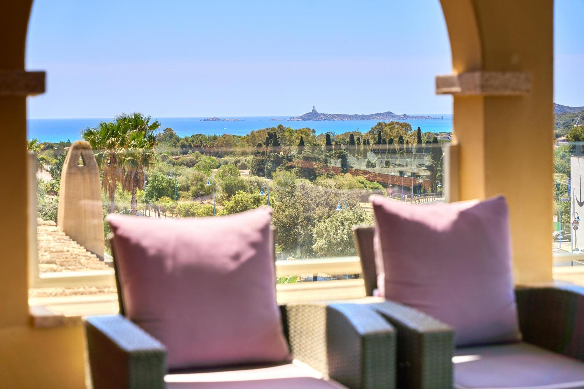 B&B Simius Bay Villasimius Bagian luar foto