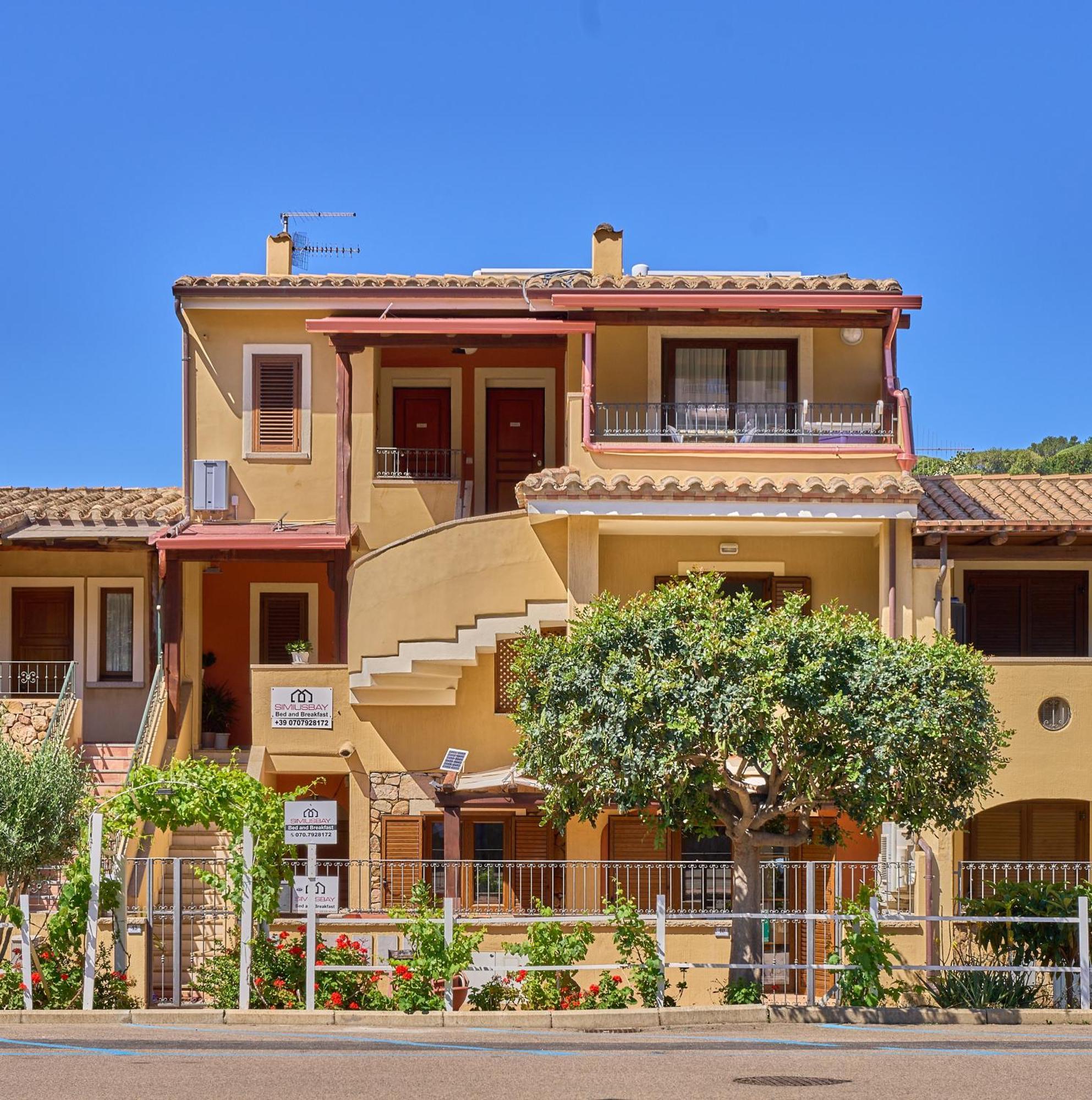 B&B Simius Bay Villasimius Bagian luar foto